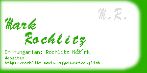 mark rochlitz business card